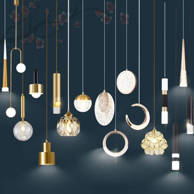 Modern Mini Bedroom Pendant Light - Color Changing, Switch Control, Polished Metal with Acrylic Shade, Easy to Install Flush Mount Ceiling Light - Accessory Kit Included
