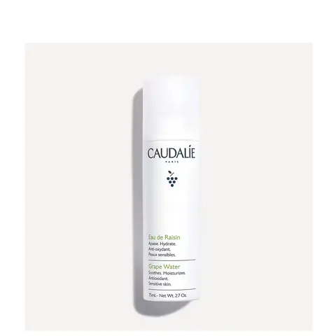 Caudalie Vinoclean Organic Plant-Based Face Mist - 2.7oz Travel-Size Nourishing Moisturizer for Sensitive Skin, Ultra-Hydrating, Redness-Relief, Makeup-Friendly, Cleansing, Dewy Makeup Prep, After Sun Care, Glow Up, Lightweight Mini Toiletry for Purse