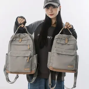 Backpack Large Capacity Backpack Women's Travel Bag New Computer Bag Commuting Lightweight Oxford Cloth Student School Bag