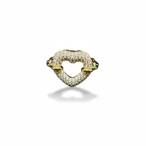 Heart link ring