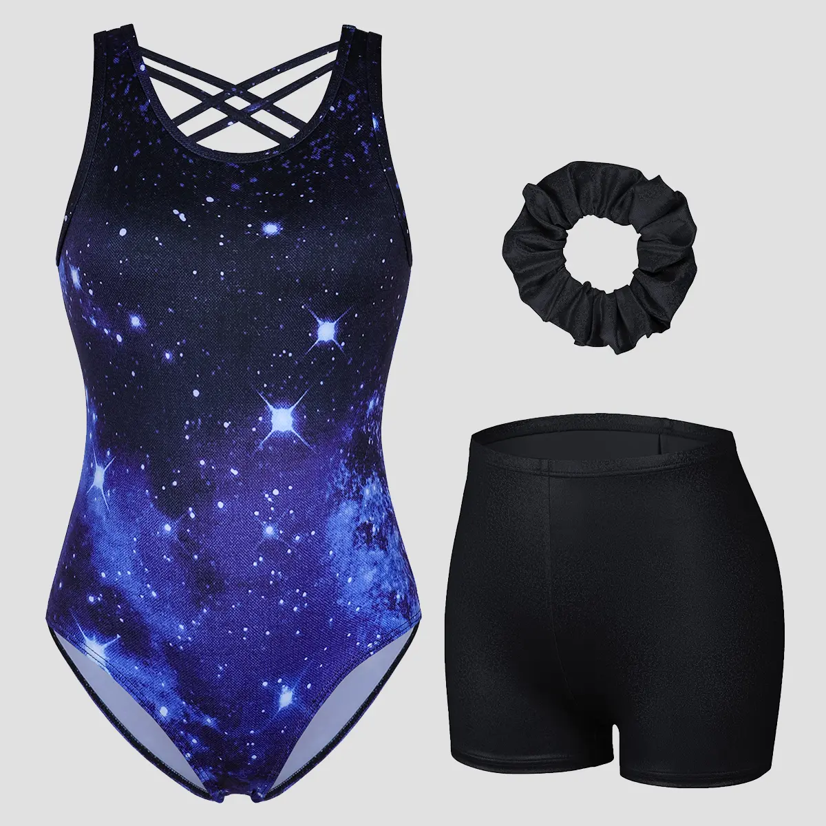 Beautyin Gymnastics Leotards for Girls Dance Unitards Shorts Outfits Activewear