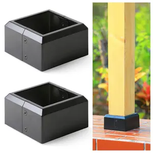 Aluminium Deck Post Base Cover Taller 4" for Handrail Stail Porch Deck Railing Base Post Covers