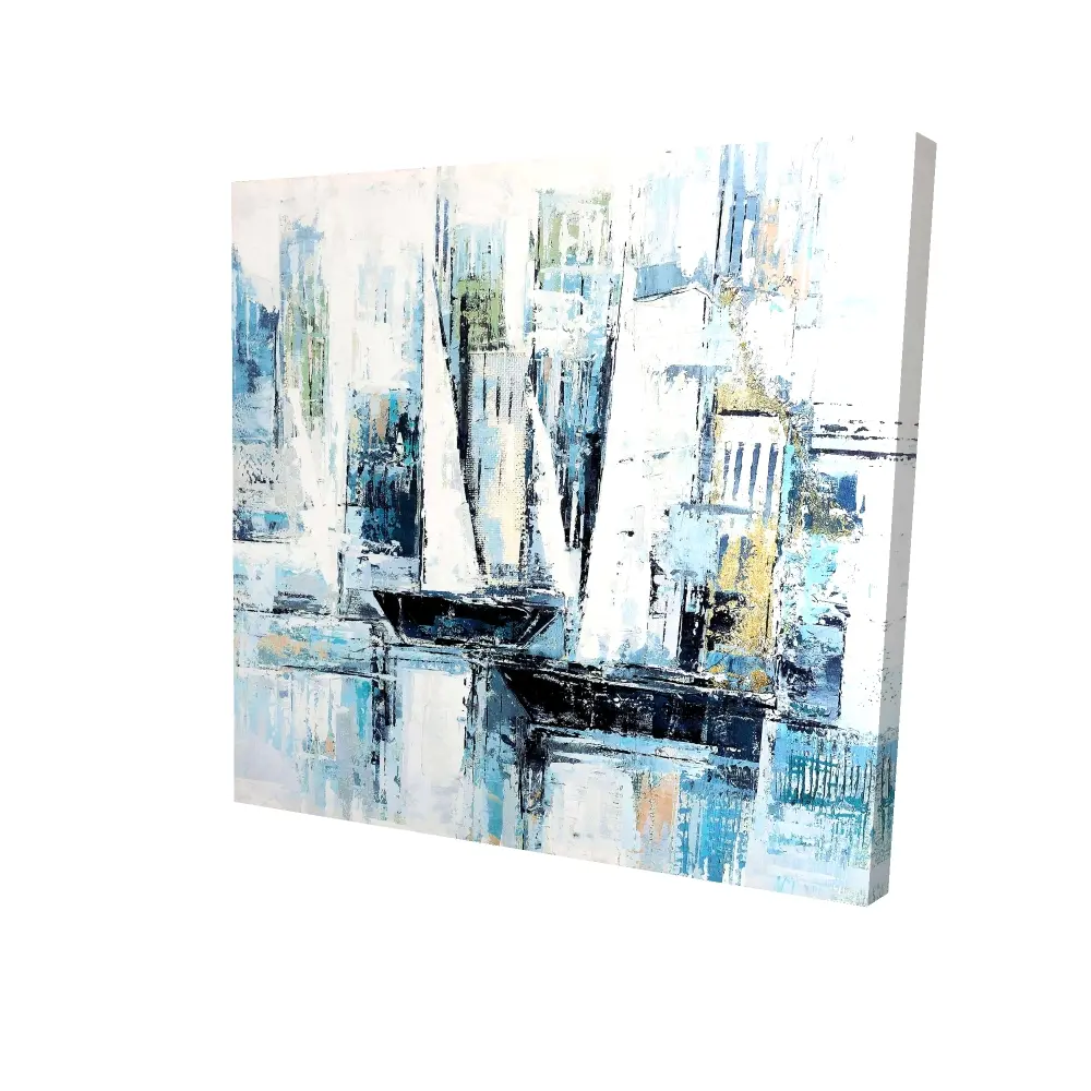 212 MAIN Industrial Boat Coastal Canvas Print, 24x24 in. Adventure Earth Tone Wall Arts - Home Decor Decoration Supplies