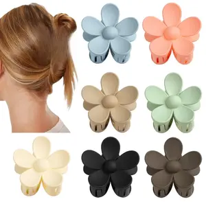 Flower Claw Clip 7 PCS Claw Clips, Hair Clips for Women Non Slip for Thick Hair Women Girls Gifts
