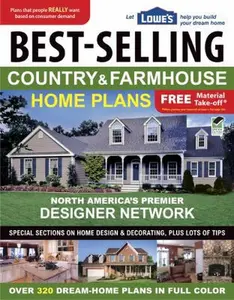 USED-Lowe's Best-Selling Country & Farmhouse Home Plans by Creative Homeowner (Paperback)