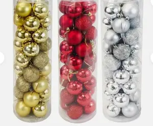 36Pcs Christmas Tree Ornament Balls Plastic Decor