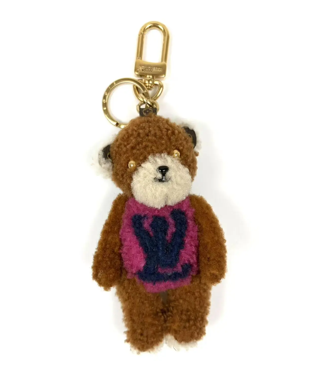 Pre-owned Louis Vuitton metal Bag Accessories Bear Bag Charm