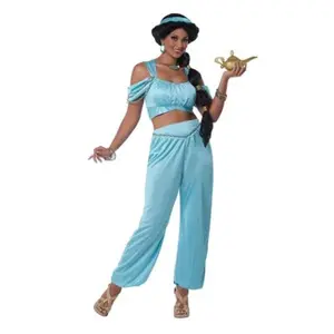 Princess Jasmine - Aladdin - Teal - Costume - Women - 4 Sizes