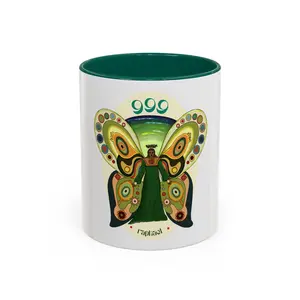 Archangel Raphael Mug, Angel Mug, Ceramic Mug, Angel Number Mug, 11 oz.