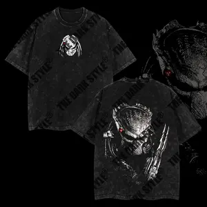 The Dark Style Predator v5 Menswear Gift for movie fans Top Apparel Classic Oversized Seamless Simple Straight Man Clothes Cotton designer shirts