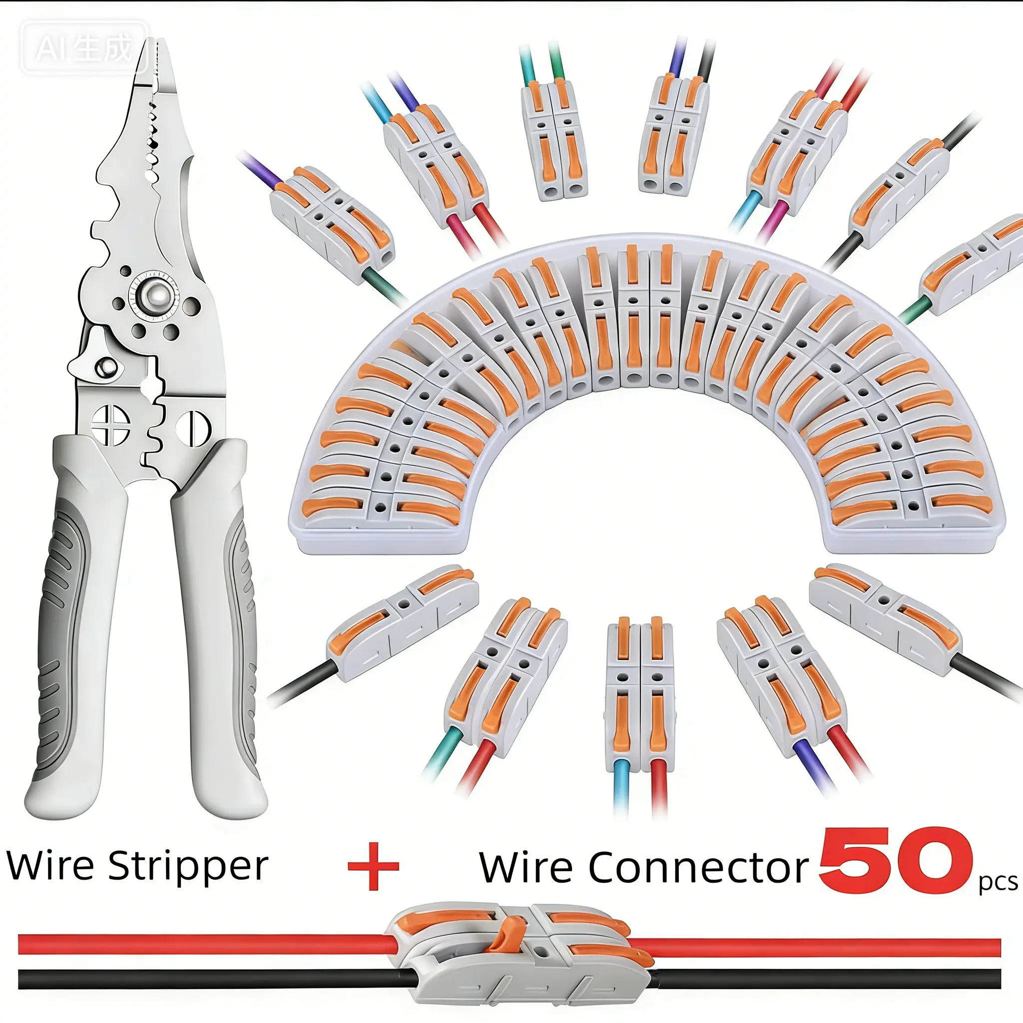 Wire Stripper+50PCS