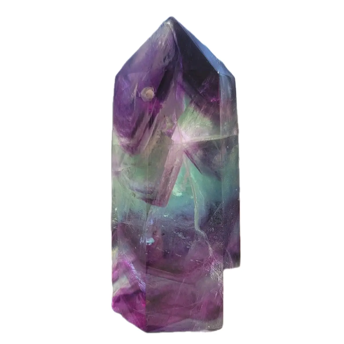 Rainbow Flourite Crystal Tower