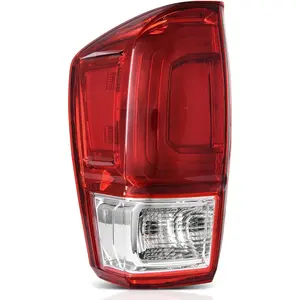 YITAMOTOR Driver Left Side Tail Light OE Replacement Compatible With 16-22 Tocoma Taillights Assembly Pickup Brake Rear Lamps - Red Clear