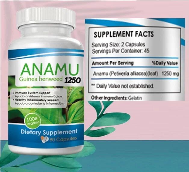 Anamu Herbal Daily Wellness Support Capsules – 90 Capsules