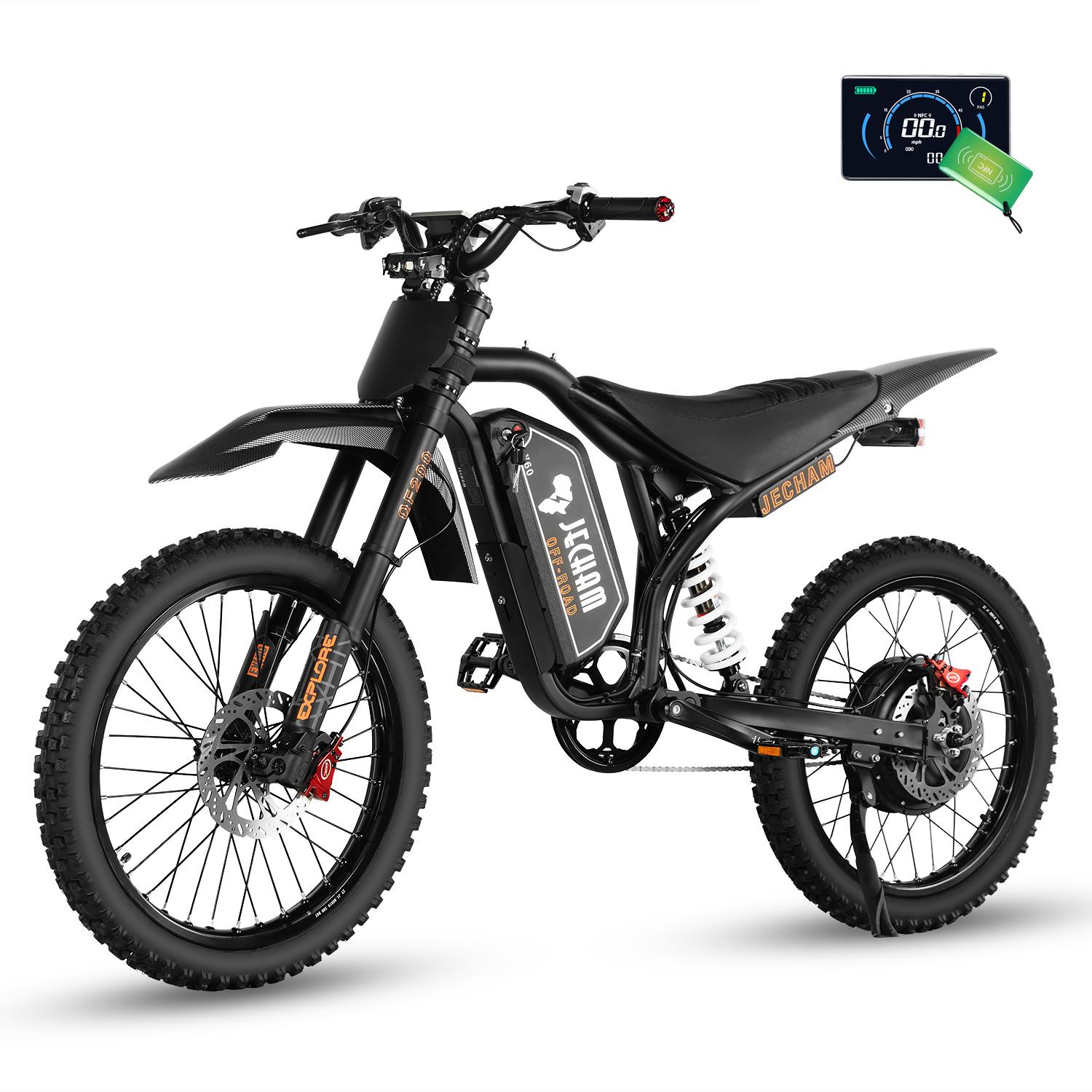 QF200 Mountain electric bicycle | Peak Power 3000W | Maximum Speed 50 mph | Range 40 Miles | 60V32AH bike big wheel Fat Tire
