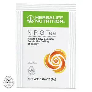 Herbalife N-R-G Tea 30 Packets Single Serve Instant Tea Mix for Travel Work On-The-Go Convenience Easy to Mix Hot or Iced Beverage Drinks Drink