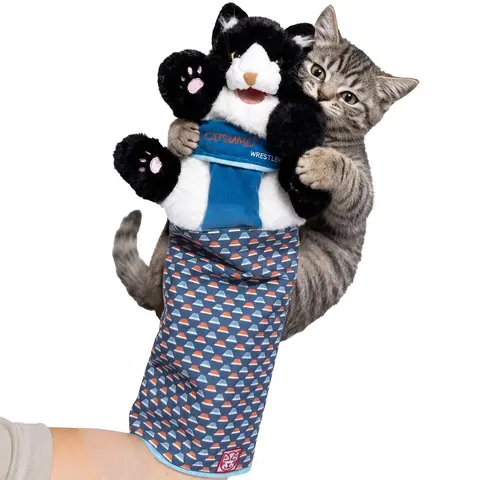CATSUMO Wrestler Cat Puppet