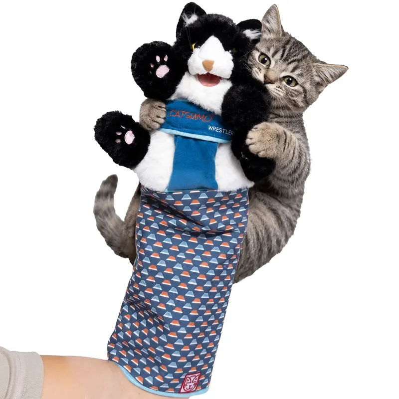 CATSUMO Wrestler Cat Puppet