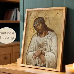 Christ the Bridegroom Icon – Orthodox Jesus Wall Decor No-frame