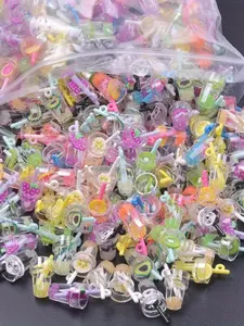 20 pcs mixed color luminous fruit drink pendant - DIY handmade jewelry material Dangling Charms