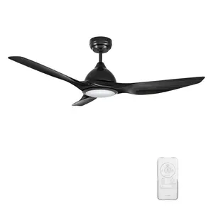 CRANSTON 52 inch 3-Blade Smart Ceiling Fan with LED Light & Remote