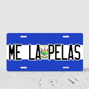 El Salvador MLP License Plate - Authentic Salvadoran Car Plate