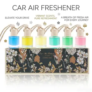 6-Pack Car Air Freshener – Wall-Mounted Aroma Diffuser with Essential Oil Scent (Loved by All Genders), Natural Long-Lasting Fragrance, Suitable for Cars, Homes & Offices (Keeps Spaces Fresh) Cellphone