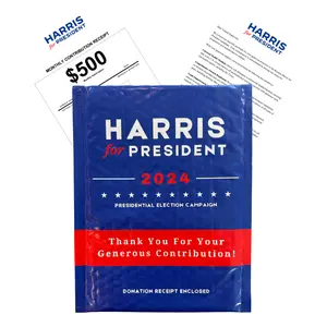 [PRANK] Kamala Harris Prank Mailer - Includes a $500 "Donation Receipt" and "Letter" from Harris - Prank Your Trump Loving Friends or Family!