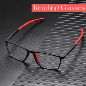 Anti-blue Light Reading Glasses Ultralight TR90 Sport Presbyopia Eyeglasses Women Men Far Sight Optical Eyewear Diopters To +1.0 To +4.0