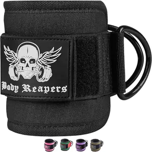 Body Reapers Ankle Straps for Cable Machine Women, Glute Kick Back Ankle Cuff Cable Attachment Hand Grip