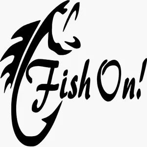Fish On! decal