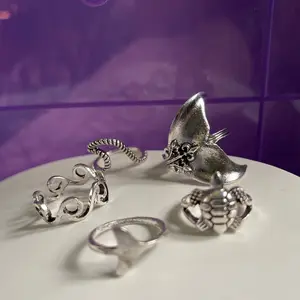 Five pc Ring set Female Birthday Anniversary Daily