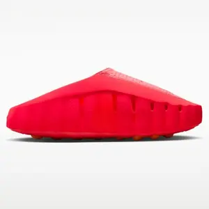 Men's Recovery Slides, Closed-Toe Post-Workout Massage Slippers, Breathable Slip-On Footwear Mind 001 Red