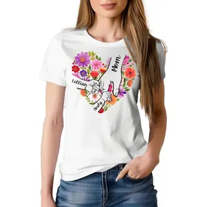 Create Personalized Cotton T Shirt Designs with Custom Photos and Text Unique Gifts for Mothers Christmas and Birthdays