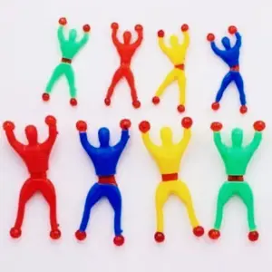 Wall climbers, wall climbers, spider humans, sticky little people who can stick to walls, flip and somersault, Spider Man, children's internet famous street vendor toys