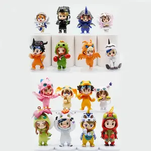2026 Hot High Quality 8pcs/set Anime Digital Monster Digimon Cosplay Cute Action Figure Model Toys for Children