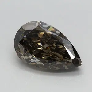 1 Carat Pear Cut Fancy Grey