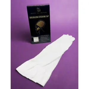 White Dreadlock Stocking Cap