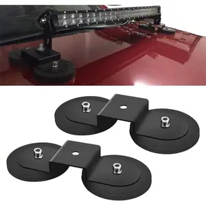 Base LED Light Bar Mounting Brackets Windshield  Mount Bracket Sucker Holder Roof Off Road Holder for LED Work Pods Straight Curved Quad Row Light 2 count