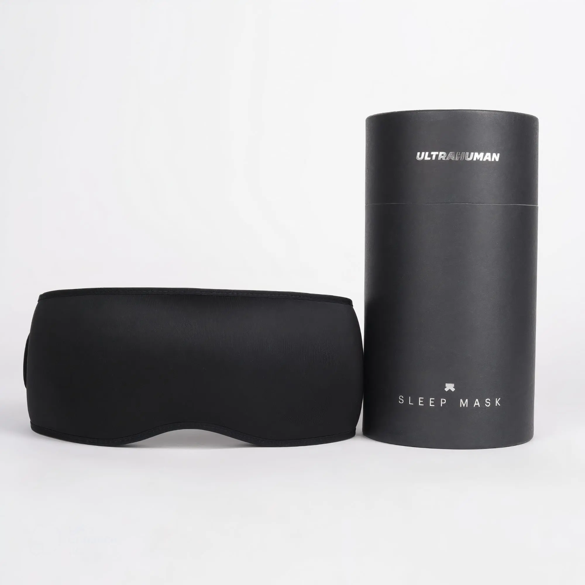 Ultrahuman Sleep Mask for Women and Men – Comfortable Premium Blackout Eye Mask for Sleep, Soft 3D Sleeping Mask with Travel Pouch
