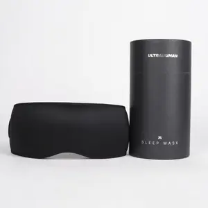 Ultrahuman Sleep Mask for Women and Men – Comfortable Premium Blackout Eye Mask for Sleep, Soft 3D Sleeping Mask with Travel Pouch