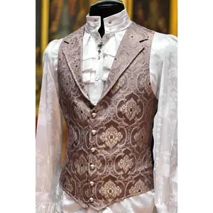 ARISTOCRAT VEST - EDWARDIAN BROCADE - Lavender
