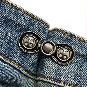 Jeans Button, Detachable Jeans Button, Waist Tightener Button, Jeans Waist Adjustment Button, Sewing Accessories for Jeans, DIY Sewing Supplies
