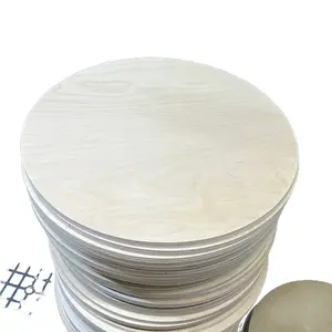 Birch 18 Inch Round Half Inch Thick Round Piece of Wood