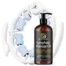 M3 Naturals Lymphatic Drainage Massage Oil + Body Roller Kit (8oz/240ml) - Ylang Ylang, Ginger, Collagen, Stem Cells - Deep Tissue Massage, Lymphatic Support, Detox - Cellulite, Sculpt & Tone Aid - Selfcare, Body Care