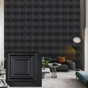 12/20/30 Pack 3D Wall Panels for Interior Wall Decor, Modern Diamond Textured Accent Wall Paneling, Gaming Living Room Decoration