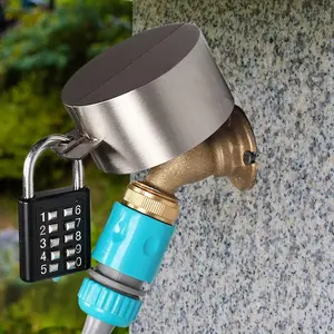 Gate Locking Device Outdoor Faucet  System Box Easy to Use Multifunctional Removable Universal Faucet Protection Cover for Outdoor