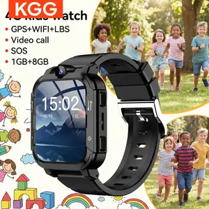 KGG 4G Kids Smart Watch with SIM Call, GPS & WiFi Tracking, Video & Voice Chat, SOS, Camera, Alarm, Waterproof, for Boys & Girls