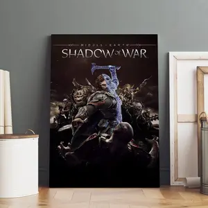 Middle-earth: Shadow of War Poster, Talion & Celebrimbor Wall Art, Gaming Room Decor, Game Poster Gift DWQ