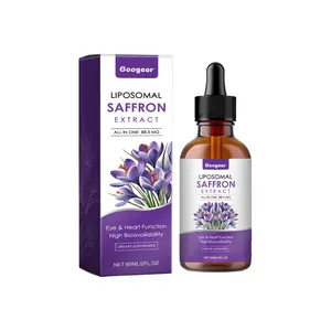 Saffron Extract Liquid Drops – Mood, Vision & Antioxidant Support | Natural Herbal Dietary Supplement Healthcare Fitness Edible Optimum